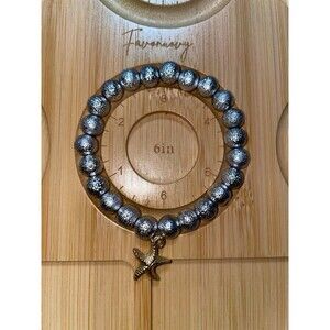 Starfish with grey beads Bracelet